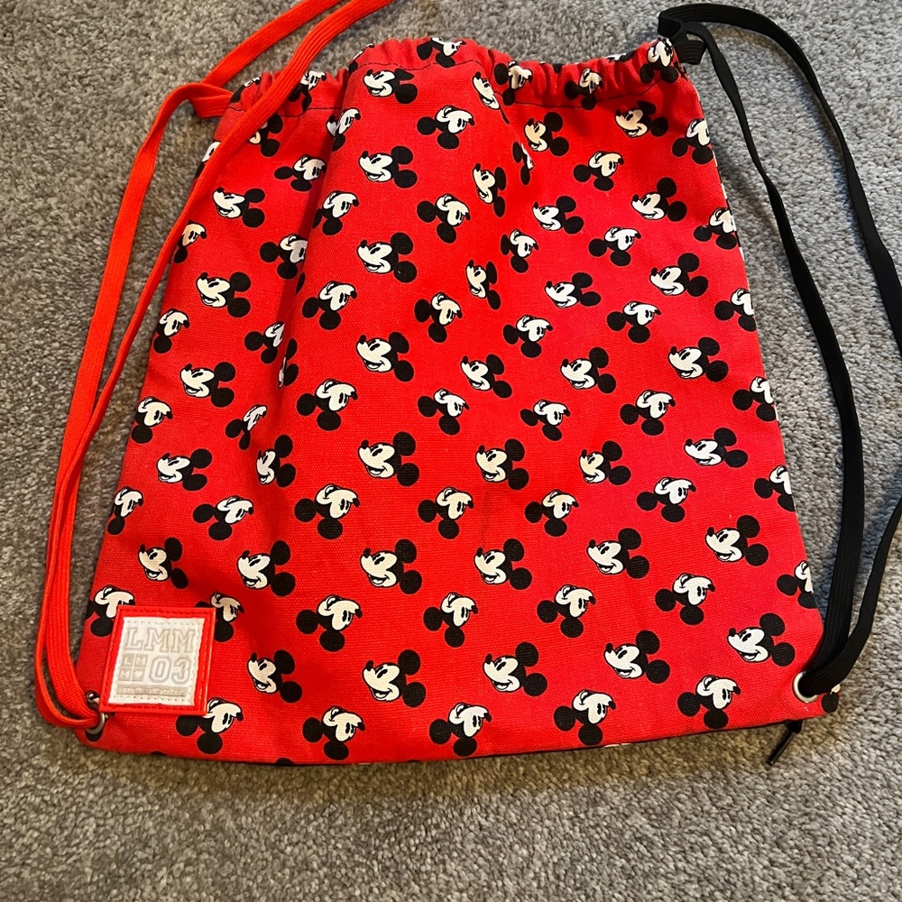 Mickey Mouse Drawstring Backpack - image 1